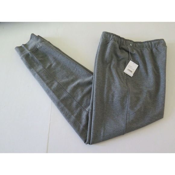 Eddie Bauer EM31KB365D Men's Size L Charcoal Heather Gray Terry Jogger Pants $80 - Picture 1 of 6
